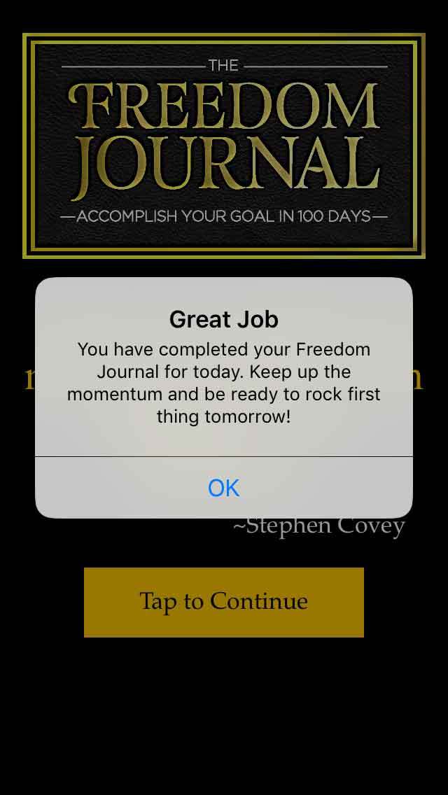 FreedomJournalApp-notification